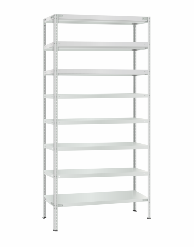 Стеллаж металлический Титан МС-500 2300х1000х600 8 полок купить в Калуге Стеллаж металлический Титан МС-500 2300х1000х600 8 полок купить в Калуге