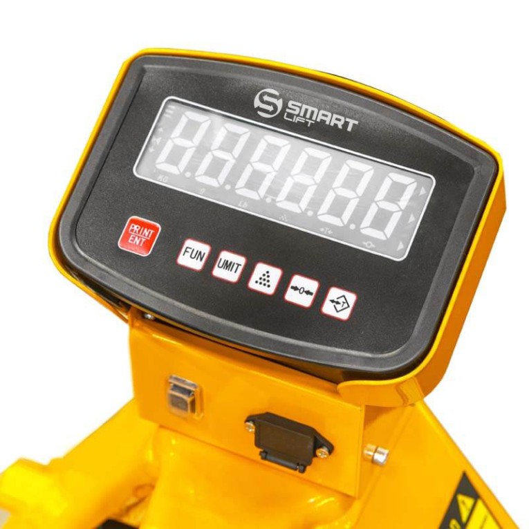 Гидравлическая тележка с весами BFC25 (г/п 2500 кг, вилы 1150x570 мм, RDP) SMARTLIFT (SMART) купить в Калуге Гидравлическая тележка с весами BFC25 (г/п 2500 кг, вилы 1150x570 мм, RDP) SMARTLIFT (SMART) купить в Калуге