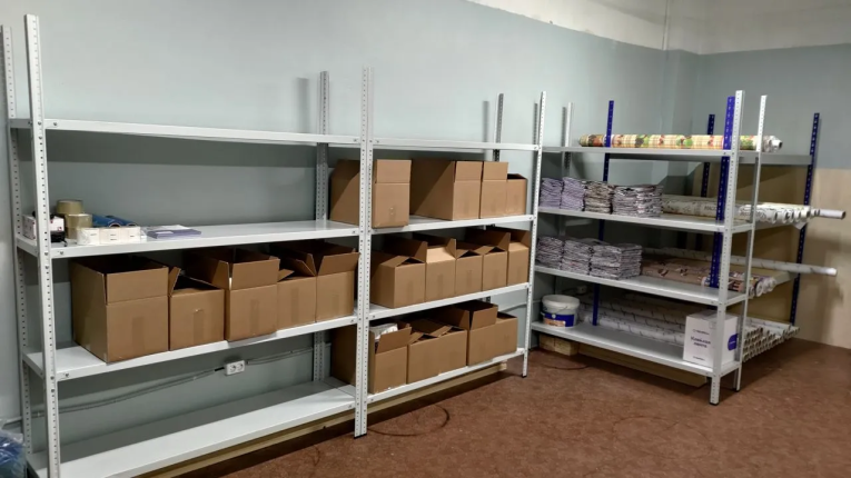 Стеллаж металлический Титан МС-500 2000х1500х400 4 полки купить в Калуге Стеллаж металлический Титан МС-500 2000х1500х400 4 полки купить в Калуге