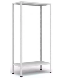 Стеллаж металлический Титан МС-500 1500х1000х600 2 полки Стеллаж металлический Титан МС-500 1500х1000х600 2 полки