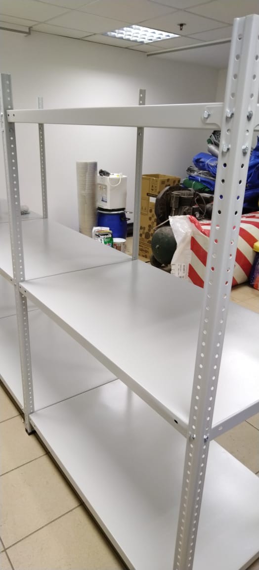 Стеллаж металлический Титан МС-500 1500х1000х600 3 полки купить в Калуге Стеллаж металлический Титан МС-500 1500х1000х600 3 полки купить в Калуге