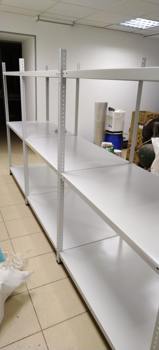 Стеллаж металлический Титан МС-500 1500х1000х600 3 полки купить в Калуге Стеллаж металлический Титан МС-500 1500х1000х600 3 полки купить в Калуге