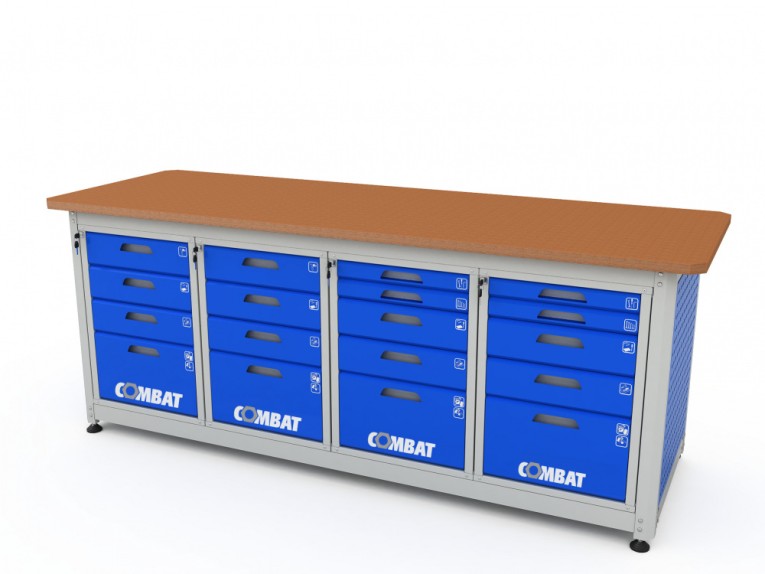 Верстак четырехтумбовый COMBAT 44455.2340 купить в Калуге