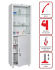 Медицинский шкаф HILFE МД 1 1760/SG купить в Калуге