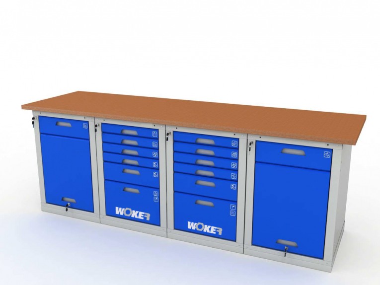 Верстак четырехтумбовый WOKER PRO 42662.2400 купить в Калуге