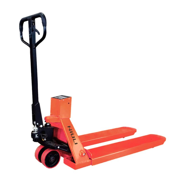 Гидравлическая рохля с весами CBY-II 2000 PDP (г/п 2000 кг, вилы 1150x550 мм) NIULI купить в Калуге