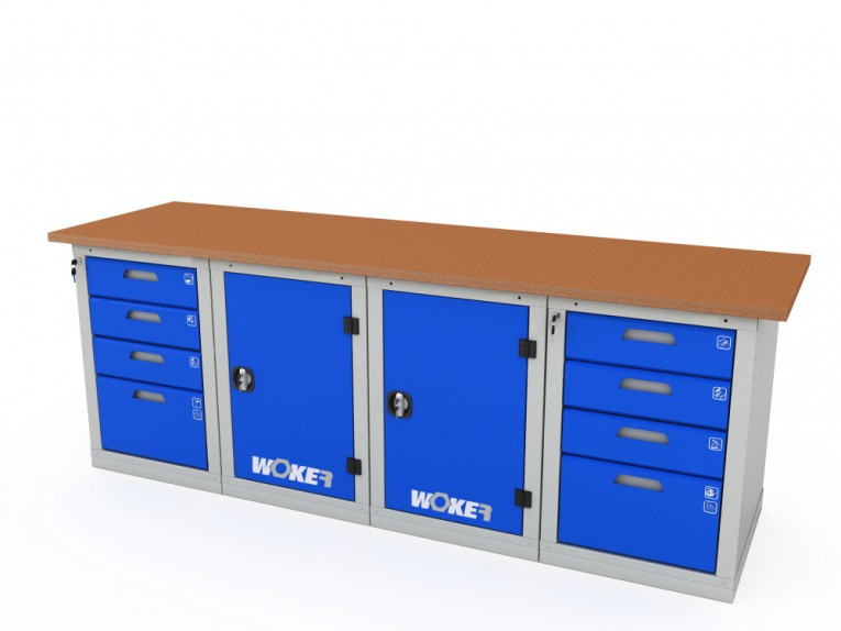 Верстак четырехтумбовый WOKER PRO 44114.2400 купить в Калуге