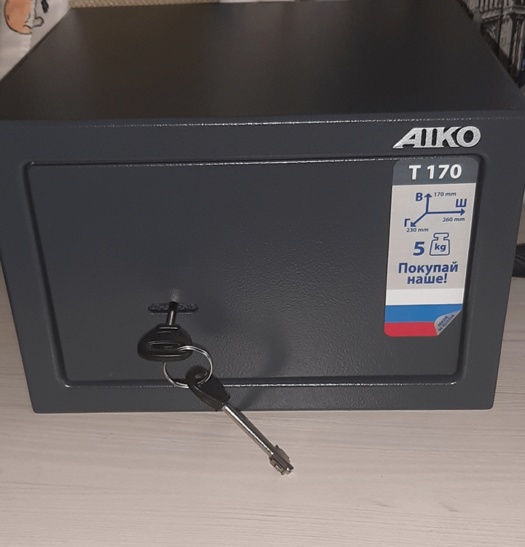 Мебельный сейф Aiko T-170 KL купить в Калуге