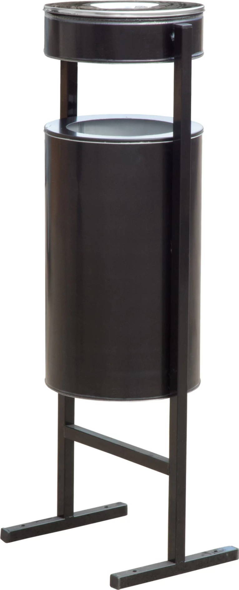 Урна уличная с пепельницей 36 литров черный купить в Калуге Урна уличная с пепельницей 36 литров черный купить в Калуге