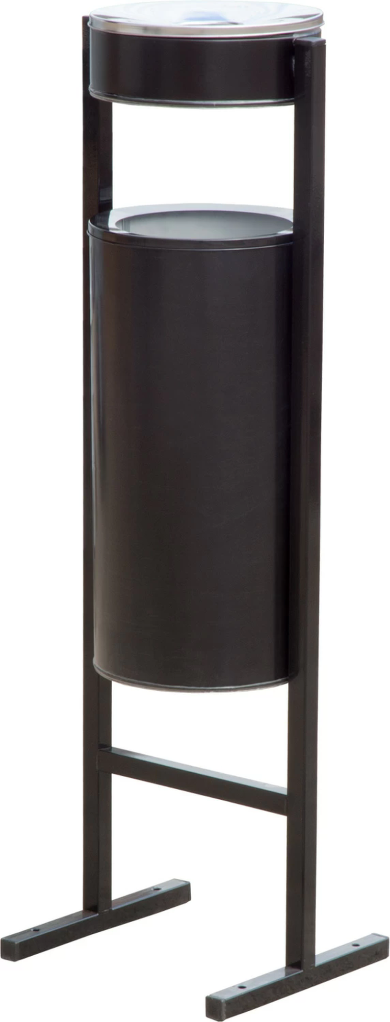 Урна уличная с пепельницей 25 литров черный купить в Калуге Урна уличная с пепельницей 25 литров черный купить в Калуге