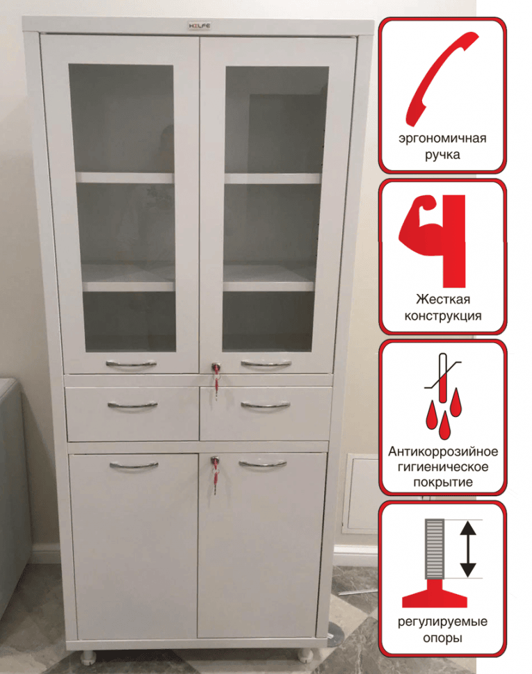 Медицинский шкаф HILFE МД 2 1780 R-1 купить в Калуге Медицинский шкаф HILFE МД 2 1780 R-1 купить в Калуге