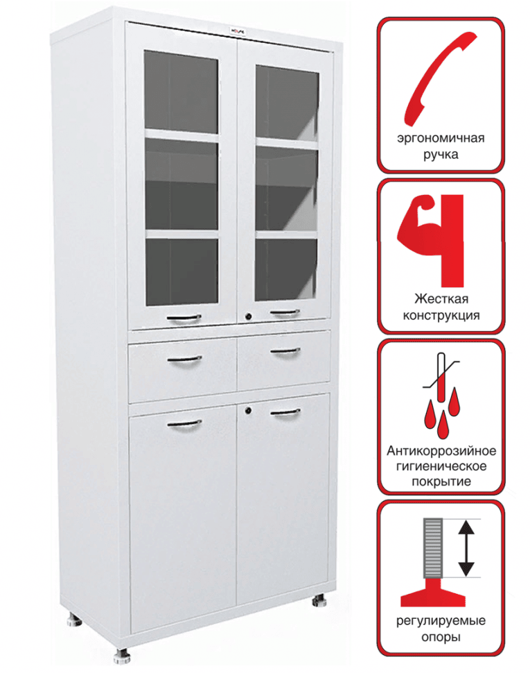 Медицинский шкаф HILFE МД 2 1780 R-1 купить в Калуге Медицинский шкаф HILFE МД 2 1780 R-1 купить в Калуге