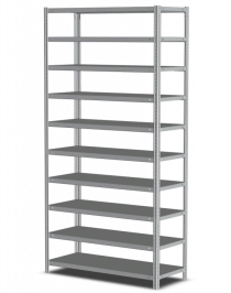 Стеллаж MS Strong 1600х1200х300 10 полок
