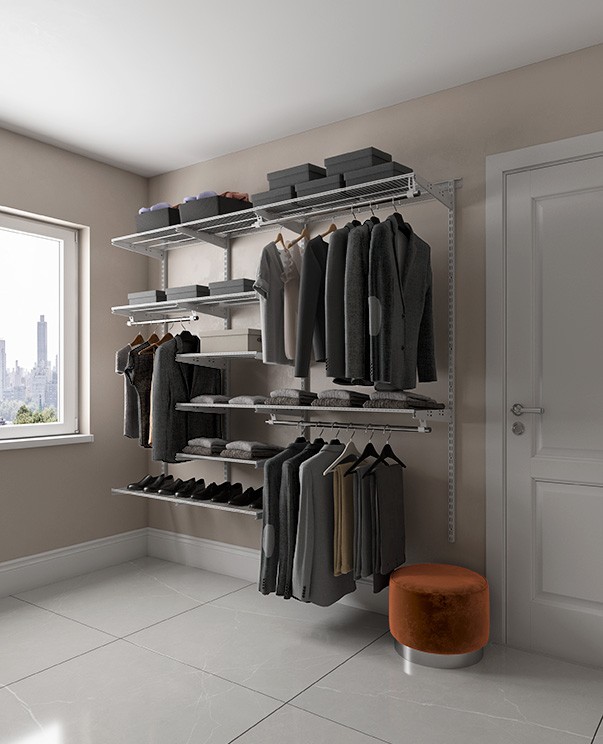 Гардеробная система Практик Home Max G210 графит купить в Калуге Гардеробная система Практик Home Max G210 графит купить в Калуге