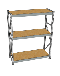 Стеллаж грузовой СГР 2000x1200x500 3 полки (ДСП) Стеллаж грузовой СГР 2000x1200x500 3 полки (ДСП)