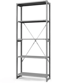 Стеллаж ТСУ 2000x1500x300 5 полок (300 кг, перф) Стеллаж ТСУ 2000x1500x300 5 полок (300 кг, перф)