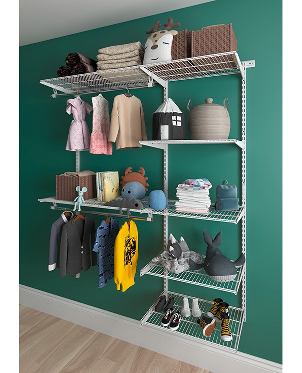 Гардеробная система Практик Home Optima G150 белая купить в Калуге