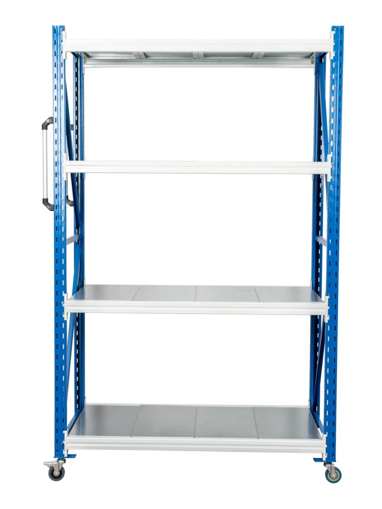 Стеллаж мобильный БиКом СТ-4 250x90x80 4 полки купить в Калуге