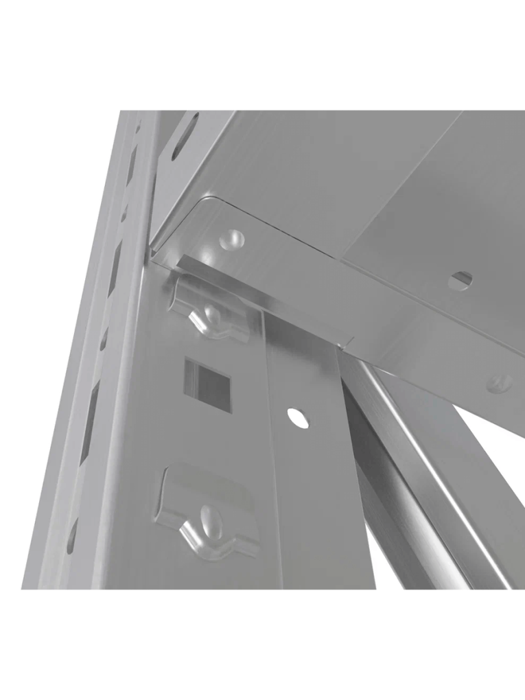 Стеллаж MS U 3000x1500x800 8 полок (200 кг, перф) купить в Калуге