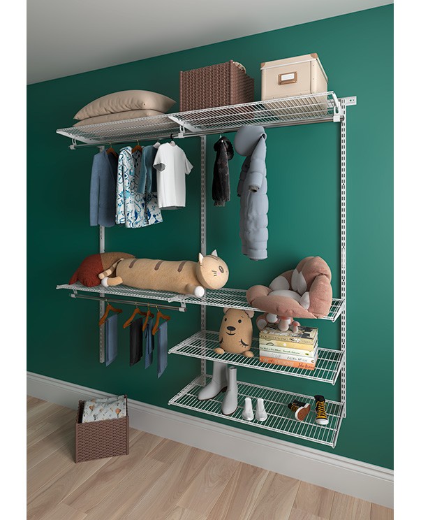 Гардеробная система Практик Home Optima G180 белая купить в Калуге Гардеробная система Практик Home Optima G180 белая купить в Калуге