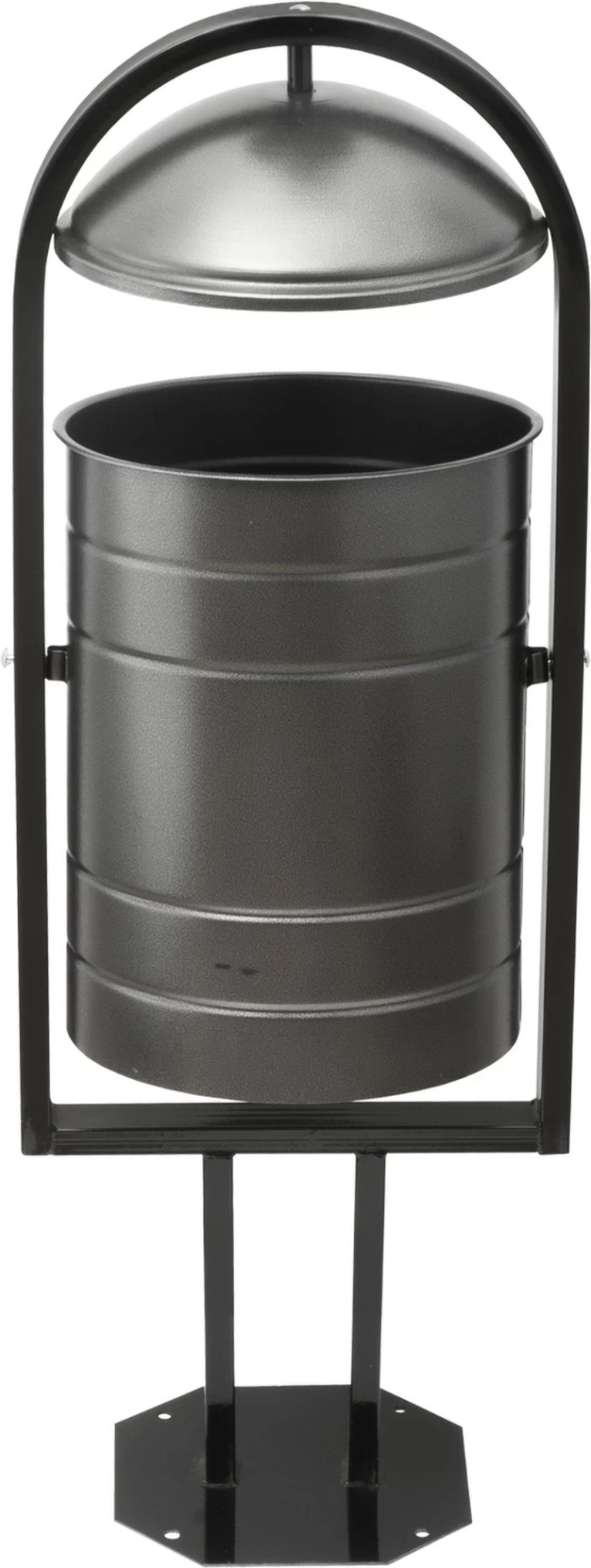 Урна уличная 370х300х1000 серебряная купить в Калуге Урна уличная 370х300х1000 серебряная купить в Калуге