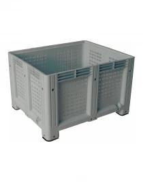 Big Box 1200x1000x580 мм перфорированный на ножках серый Big Box 1200x1000x580 мм перфорированный на ножках серый