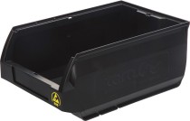 Ящик Milano 350х230х150 PP, черный антистатичный Ящик Milano 350х230х150 PP, черный антистатичный