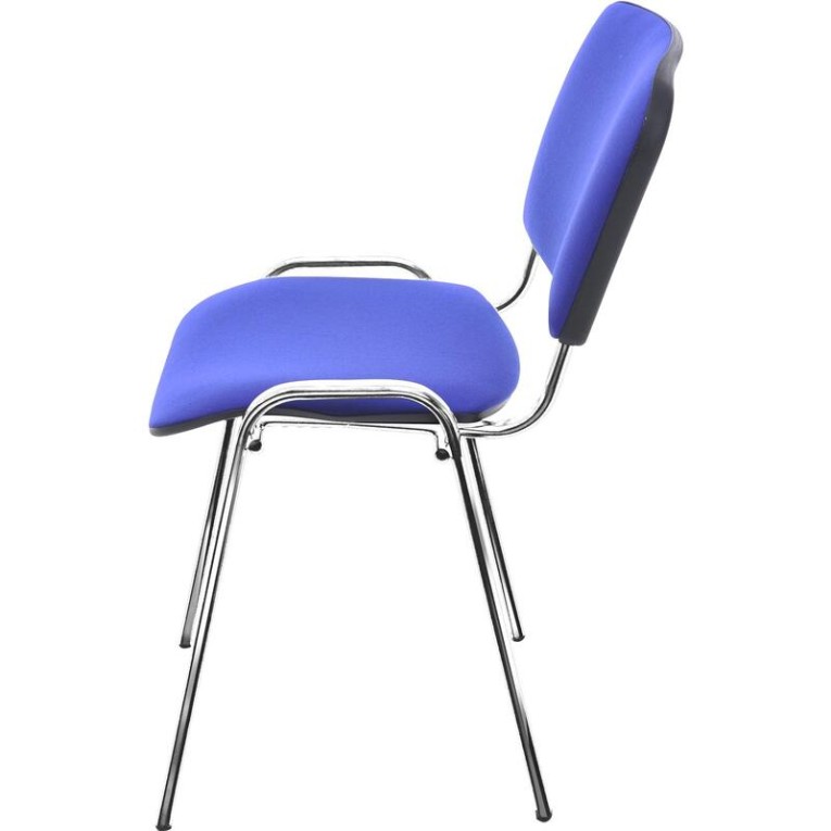 Стул Изо (синяя ткань, хром) купить в Калуге