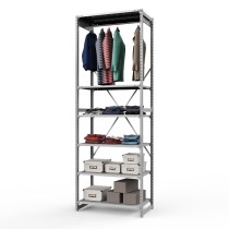 Стеллаж металлический ТСУ Универсал, 3000х1060х500 мм.Штанги: 1шт. Полки: металл перф. 6 шт. Стеллаж металлический ТСУ Универсал, 3000х1060х500 мм.Штанги: 1шт. Полки: металл перф. 6 шт.