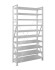 Стеллаж MS U 2000x1200x500 10 полок (350 кг, металл) купить в Калуге