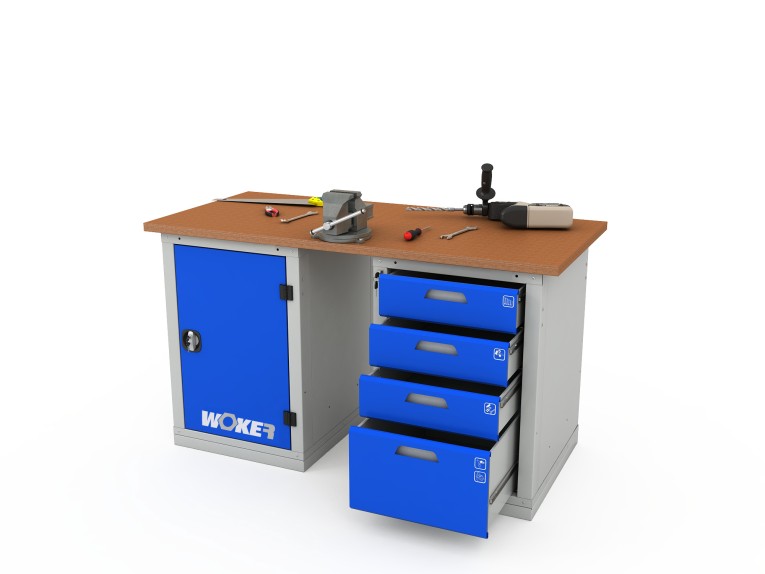 Верстак двухтумбовый WOKER PRO 2104.1200 купить в Калуге