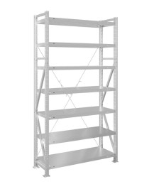 Стеллаж MS U 2000x1000x400 7 полок (300 кг, металл)
