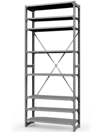 Стеллаж ТСУ 2500x1000x800 8 полок (300 кг, металл)