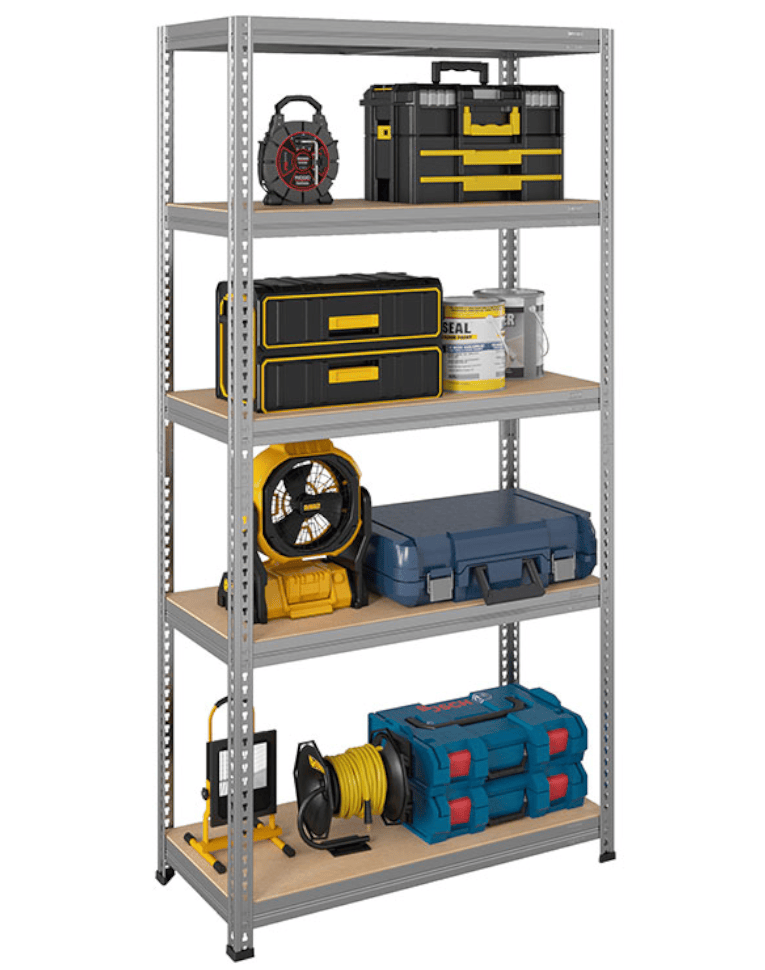 Стеллаж быстросборный ЛОФТ (SBL) 1800x900x450 5 полок (цинк) купить в Калуге Стеллаж быстросборный ЛОФТ (SBL) 1800x900x450 5 полок (цинк) купить в Калуге