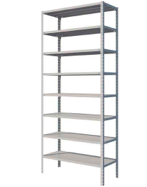 Стеллаж MS Standart 2550х1000х500 8 полок Стеллаж MS Standart 2550х1000х500 8 полок