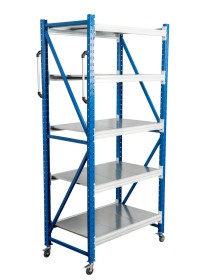 Стеллаж мобильный БиКом СТ-4 250x210x60 5 полок Стеллаж мобильный БиКом СТ-4 250x210x60 5 полок