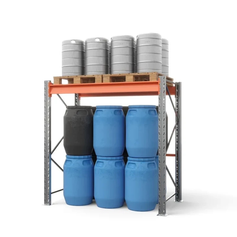 Стеллаж паллетный СПЛ 2000х1800х1100 1 ярус (1300/9700) купить в Калуге