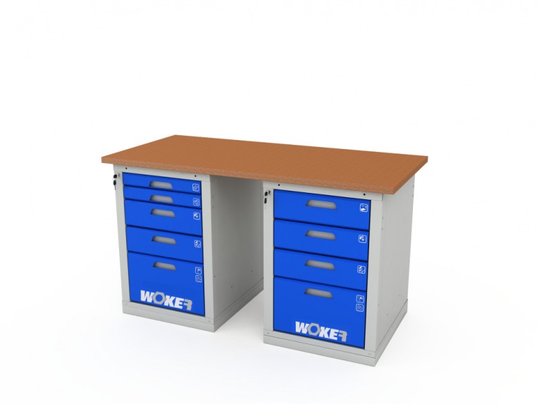 Верстак двухтумбовый WOKER PRO 2504.1500 купить в Калуге