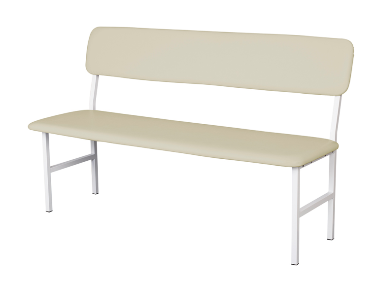 Банкетка медицинская со спинкой МД БС (слоновая кость) купить в Калуге