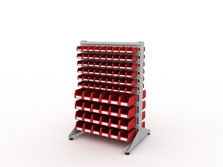 Стеллаж для пластиковых лотков SORTEX двухсторонний 1500x1000x800.04 купить в Калуге Стеллаж для пластиковых лотков SORTEX двухсторонний 1500x1000x800.04 купить в Калуге