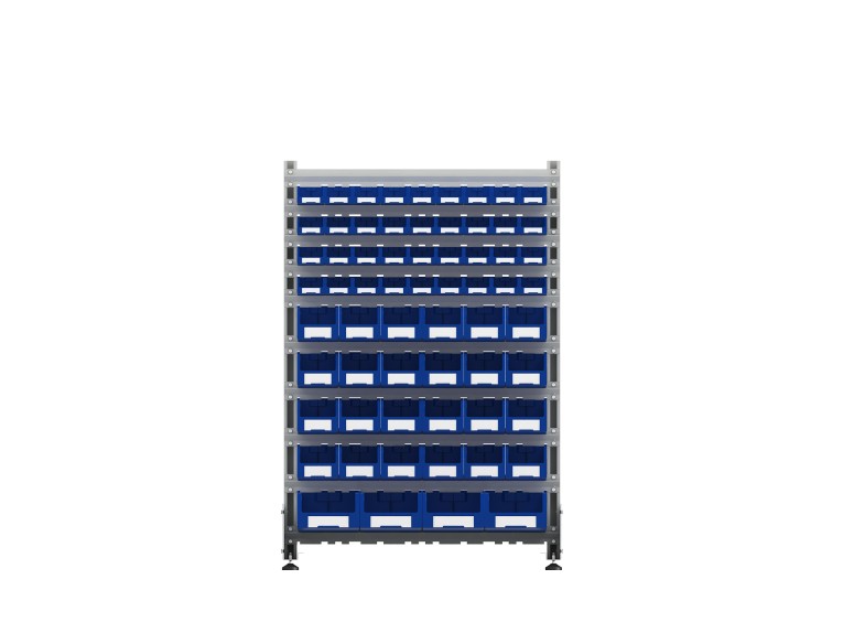 Стеллаж для пластиковых лотков SORTEX двухсторонний 1500x1000x800.05 купить в Калуге Стеллаж для пластиковых лотков SORTEX двухсторонний 1500x1000x800.05 купить в Калуге