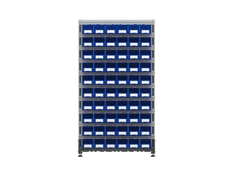 Стеллаж для пластиковых лотков SORTEX двухсторонний 1800x1000x800.02 купить в Калуге Стеллаж для пластиковых лотков SORTEX двухсторонний 1800x1000x800.02 купить в Калуге