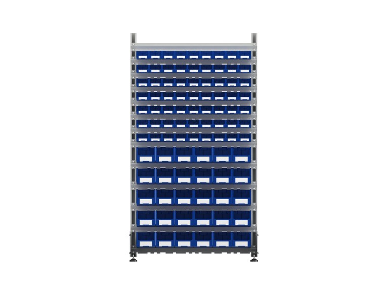 Стеллаж для пластиковых лотков SORTEX двухсторонний 1800x1000x800.04 купить в Калуге Стеллаж для пластиковых лотков SORTEX двухсторонний 1800x1000x800.04 купить в Калуге