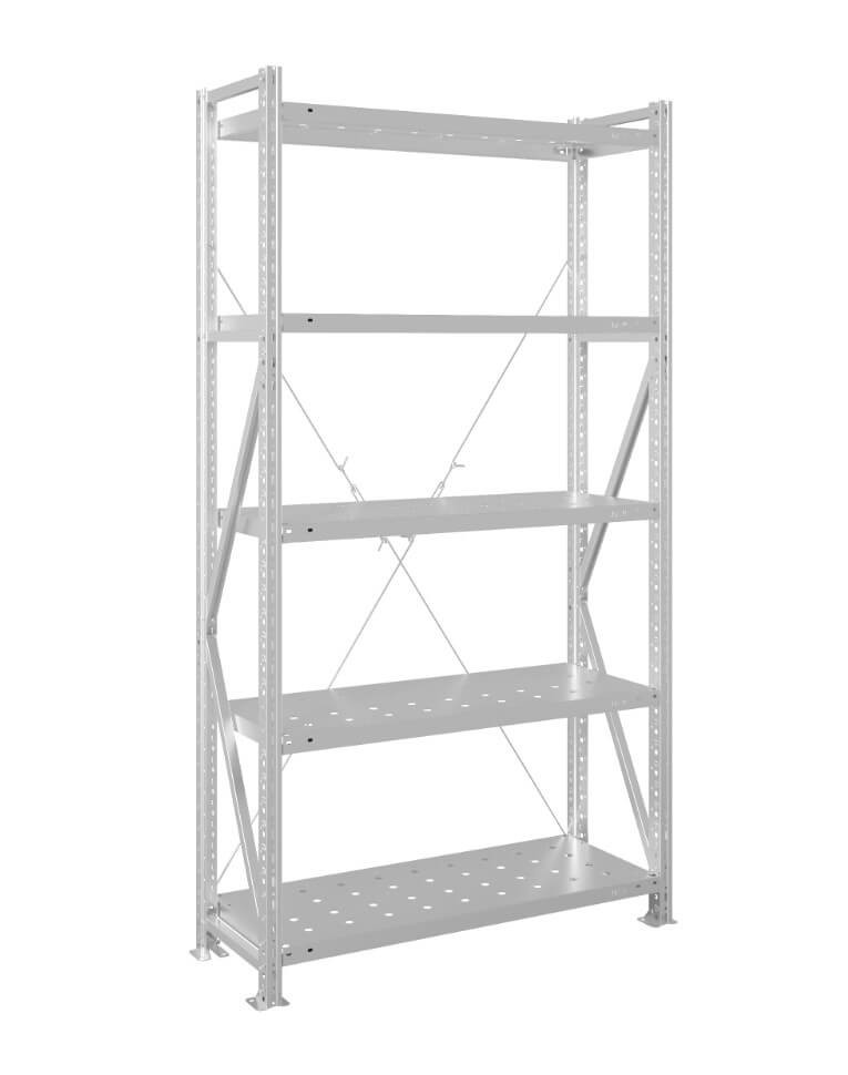 Стеллаж MS U 2000x1200x800 5 полок (180 кг, перф) купить в Калуге