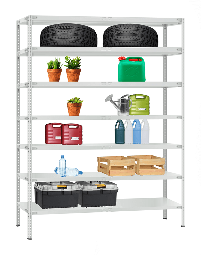 Стеллаж металлический Титан МС-900 2300x1000x400 7 полок купить в Калуге Стеллаж металлический Титан МС-900 2300x1000x400 7 полок купить в Калуге