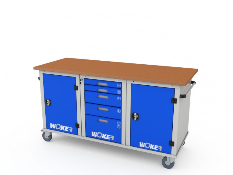 Верстак мобильный трехтумбовый WOKER PRO 3151.1800 купить в Калуге Верстак мобильный трехтумбовый WOKER PRO 3151.1800 купить в Калуге