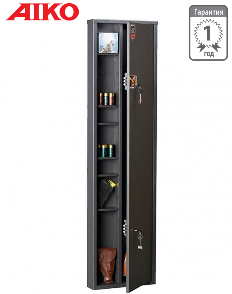 Узкий сейф для оружия Aiko Чирок 1409 (глубина 9 см) купить в Калуге Узкий сейф для оружия Aiko Чирок 1409 (глубина 9 см) купить в Калуге