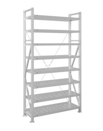 Стеллаж MS U 2500x1000x1000 8 полок (350 кг, перф)