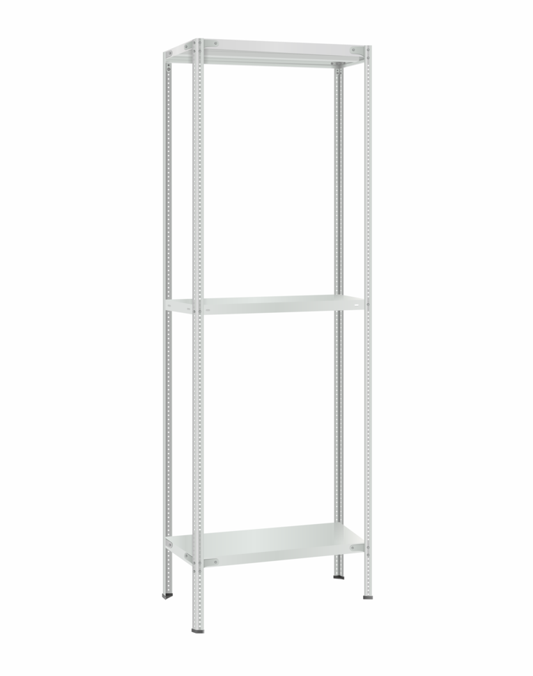 Стеллаж металлический Титан МС-500 2400х700х300 3 полки купить в Калуге Стеллаж металлический Титан МС-500 2400х700х300 3 полки купить в Калуге