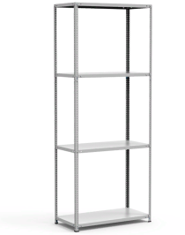 Стеллаж металлический Титан МС-500 1800х1200х300 4 полки Стеллаж металлический Титан МС-500 1800х1200х300 4 полки